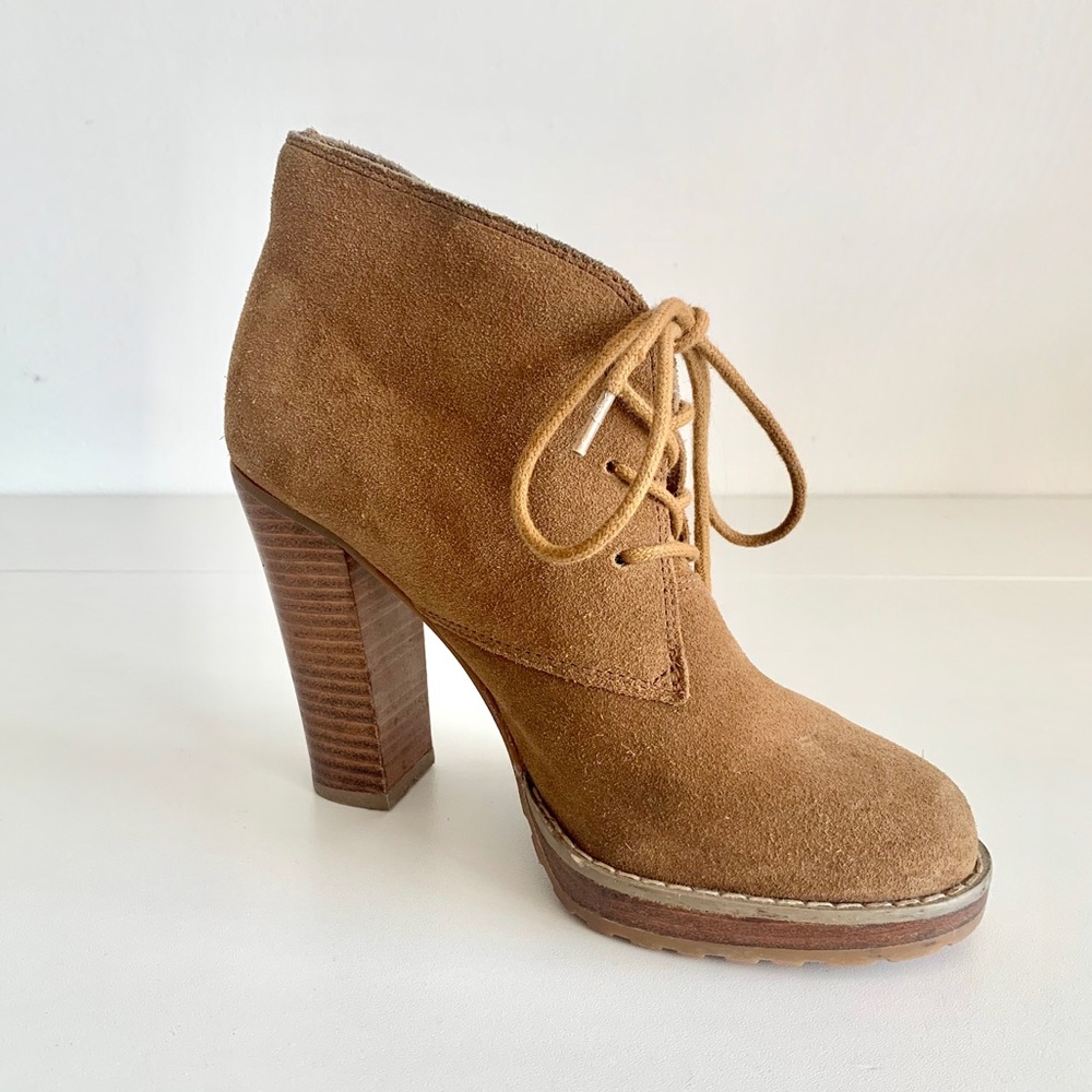ALDO Laced Suede High Heel Booties